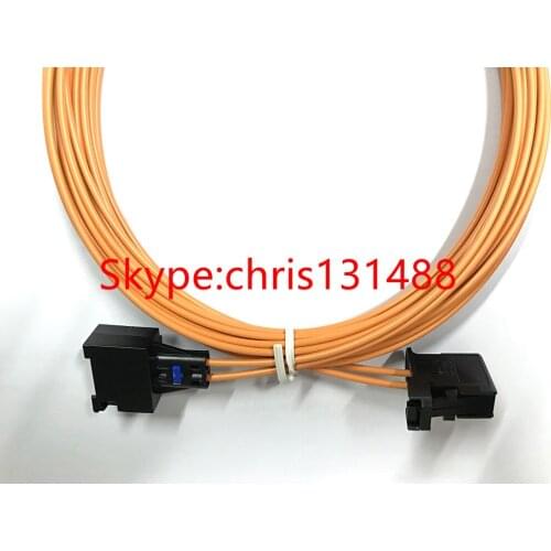 MOST Optical Fiber Cable Connectors Male To Female cable 400CM For BMNW Mercedes Au-di AMP Bluetooth car GPS fiber cable
