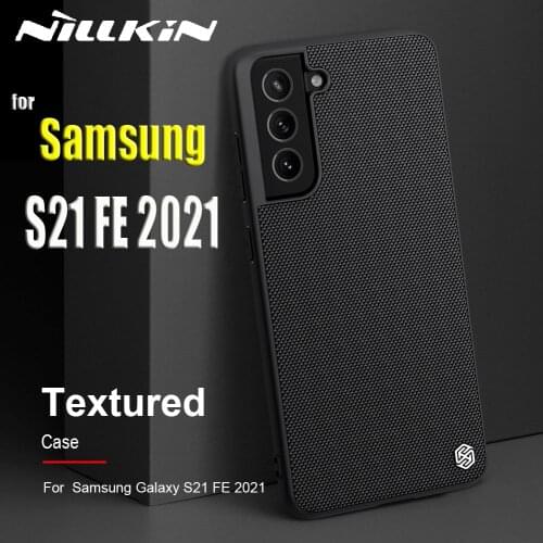 Nilkin Textured Fiber Non-Slip Nillkin Shockproof Durable Nylon Cover for Samsung Galaxy S21 FE 2021 Case