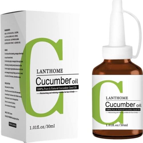 30ml Natural Cucumber Extract Essence Moisturizing Essence Oil Toning Even Skin Tone Soothing Repair Brighten Face Care Essence