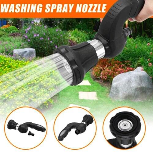 High-Pressure Water Spray Gun Car Washer Hose Spray Bottle Garden Watering Sprinkler Sprinkler Cleaning Water Gun Nozzle