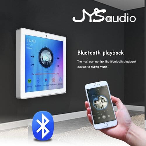 WIFI Wall Amplifier Home Background Muisc System Amplifier Host With Bluetooth USB TF FM Radio Function, Mini Muisc Amplifier