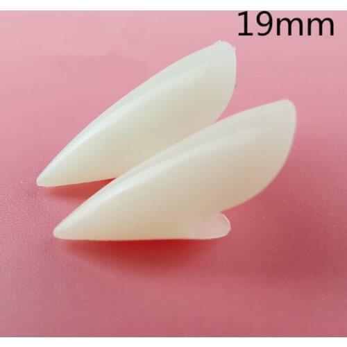 1Pair Vampire Party Props Zombie Teeth Latex Elf Devil Witch Ears Cosplay Mask For Halloween Masquerade Party Costumes Festival