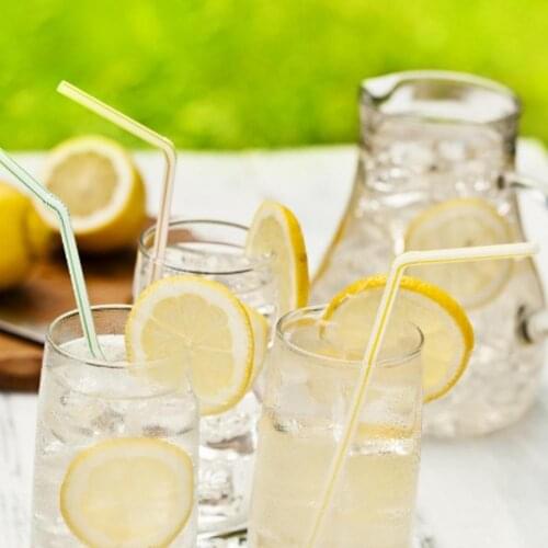 100pcs Flexible Drinking Straws Bendable Straws Striped Multi Colored Bendy Straws Disposable Straws Multi Colored Rainbow Straw