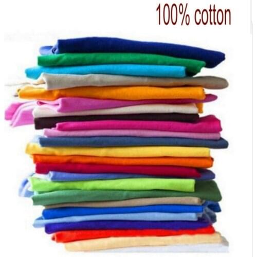 2021 New Solid Color T Shirt Mens Black And White 100% Cotton T-shirts O-Neck Couple Tee Tops Plus Size High Quality T-Shirt