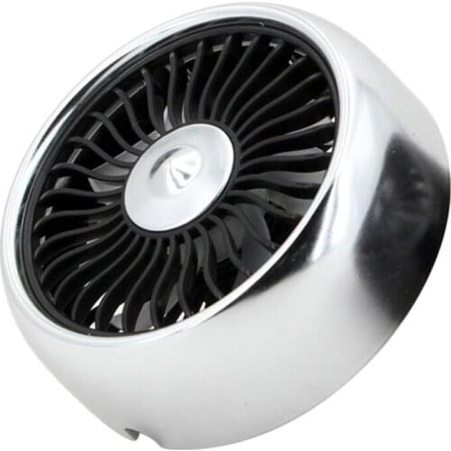 3 Speed Adjustment Usb Car Fan 5V Electric Car Fan Colorful Light Cooling Fan