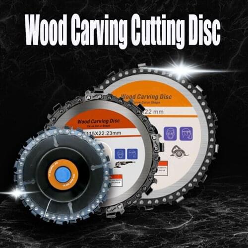 4inch Wood Carving Disc Chain Grinder Carving for Use With Angle Grinders Carving Tool Wooking Tool