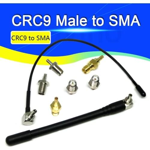 3G 4G Wireless Router Antenna CRC9 Antenna for Wireless Router 5dbi Gain CRC9 Adapter CRC9 Male Plug To SMA Female Jack