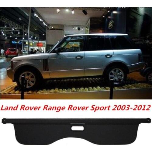 Car Rear Trunk Security Shield Cargo Cover For Land Rover Range Rover Sport 2003-2012 Auto parts Black beige