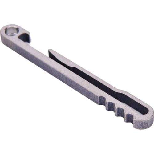 High Quality Quick Draw Keychain Hanging Buckle Bottle Opener Pocket Clip Outdoor Titanium Alloy EDC Key Ring Belt Clip