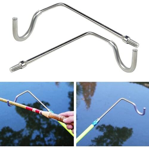 Fishing Rod Holder Non- Fishing Pole Hanger Rest Hook Head Mount Gear