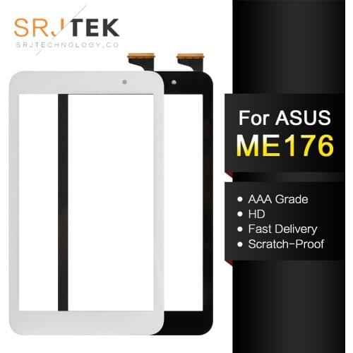 For Asus Memo Pad 7 ME176 ME176C ME176CX K013 Touch Screen Digitizer Glass Replacement Prats Black/White