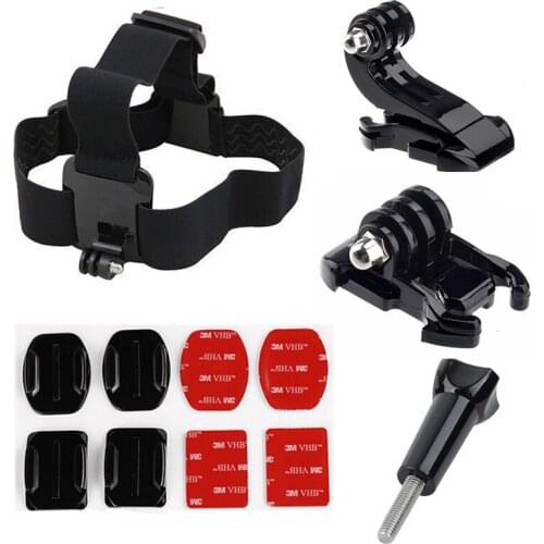 For Go Pro Accessories Kit for Go Pro hero 6 5 4 3 Sports camera accessories Head Strap for sj4000 H9 accessories
