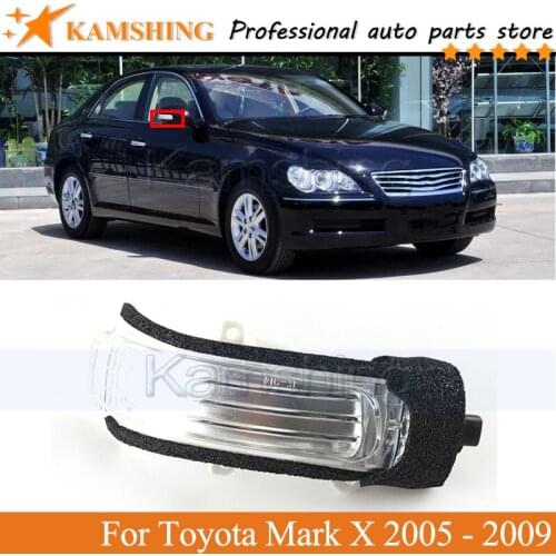 Kamshing Rearview Side Mirror Turn Signal Lamp light For Toyota Mark X 2005 2006 2007 2008 2009 Turn Signal Lamp light