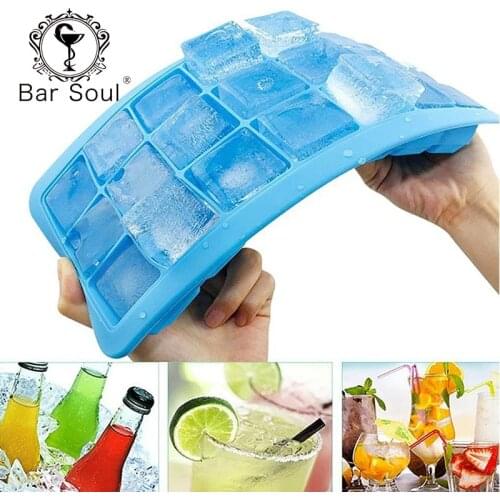 Bar Soul Creative Silica Gel Mold Ice Mold Ice Block Ice Making Box Bright Ice Bartender Tools Food Grade Durable Box