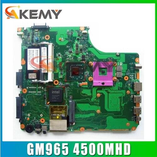 AKEMY laptop motherboard for TOSHIBA A300 A300D V000125610 1310A2169427 INTEL GM965 GMA 4500MHD DDR2 Mainboard
