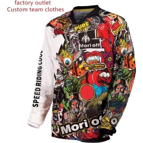 2021 new T-shirt motorcycle jacket cross country T-shirt cycling MTB bicycle long sleeve Triathlon sports team bike jersey