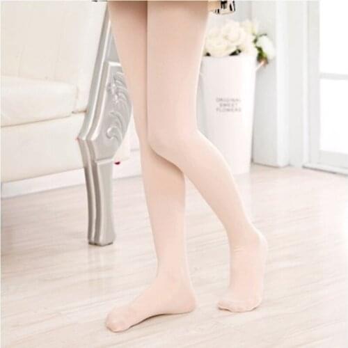 New thin velvet 90D childrens pantyhose anti-pilling first-line childrens professional ballet dance socks tight
