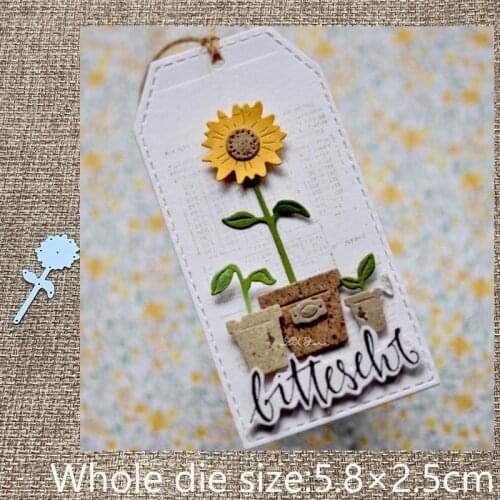 New Design Craft Metal stencil mold Cutting Dies Sunflower decoration scrapbook die cuts Album Paper Card Craft Embossing