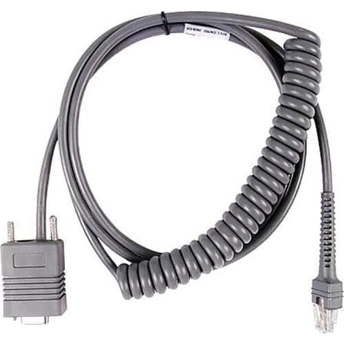 New LS2208 Scanner 3M RS232 Com Coiled Cable For Motorola Symbol LS2208 LS4208 DS6708 Li2208 Barcode scanner Reader