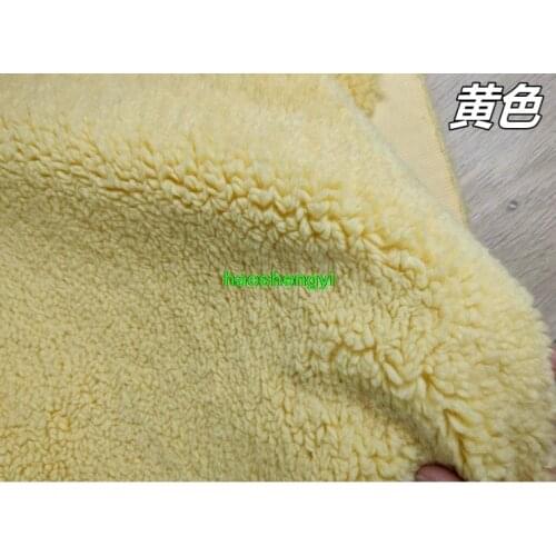 New product Mai Sui Shu cotton velvet fabric, lamb fleece flannel garment fabric