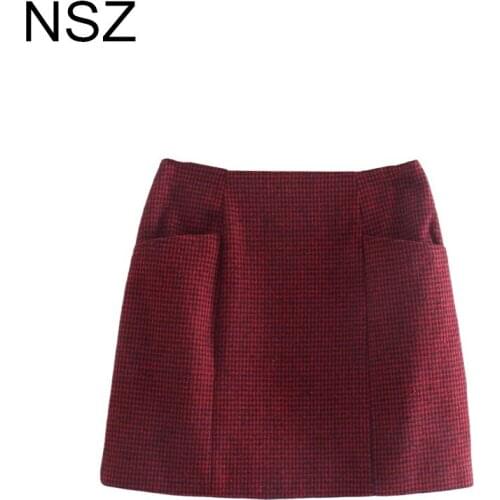 Женские осенние юбки NSZ China At AliExpress