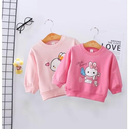 IENENS Todlers Girls Clothes Clothing Baby Infant Pullovers Sweatshirts Kids Casual T-shirt Hoodied Tops Cotton T Shirt 0-3Y