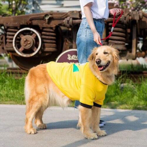 Clothes for Dogs Golden Retriever Big Dog Clothes Spring and Summer Thin Medium and Large Dog Fleece Sweater Pet Clothes