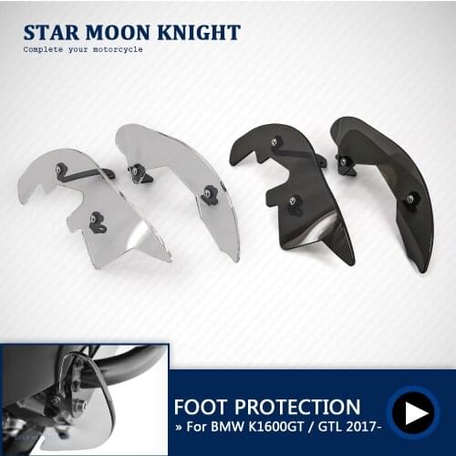 Fit For BMW K1600GT K 1600 GT K1600GTL 2017-on Motorcycle Splash Foot protector Guard Rear Foot Brake Lever Pedal Shifter Cover