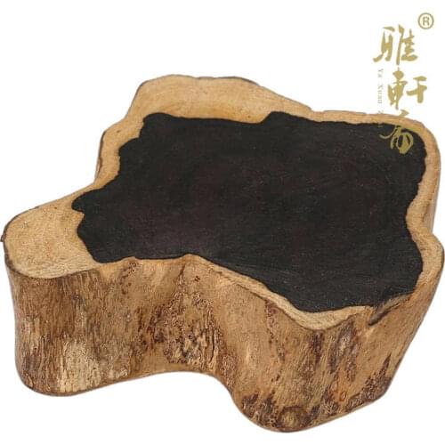 Rosewood handicraft stone base wood ornaments ebony irregular teapot supporting solid wood seat chamfer Coasters