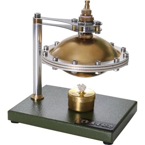 DIY Unassembled Steam Flying Saucer Hot Air Stirling Engine Motor Model Full Metal Physics Science Experiment Toy Gift for Adult