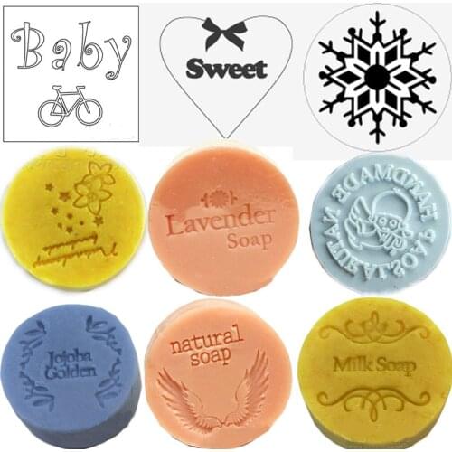 Handmade soap stamp Chapter seal mold mini diy natural patterns4 -5cm
