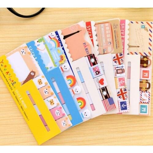 30pcs/lot London & Paris & animals sticky notes Travel memo pad Post stickers Stationery office School supplies wholesale