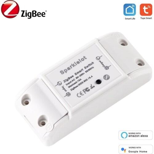 Tuya ZigBee Light Switch Module DIY Smart Breaker Timer Remote Control For Smart Life APP Support Alexa Google Home Automation