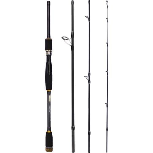 1.8/2.1/2.4/2.7/3.0m Lure Rod 4 Section Carbon Spinning Fishing Rod Casting Fishing Pole Vava De Pesca Saltwater Rod Spinning