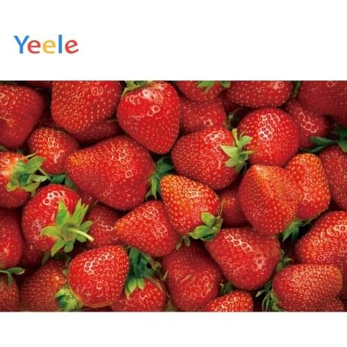 Photo background vinyl summer Bright red strawberry Backdrop Photography Background For Photo Studio Photophone