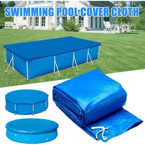 Swimming UV-resistant Pool Cover Waterproof Dust Covers Foldable Rainproof Cloth Easy To Disassemble Pool Accessories