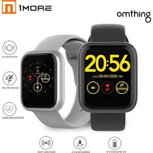 Xiaomi Omthing Smart Watch Touch Screen Heart Rate Blood Pressure Sleep Tracker Smartwatch Fitness Movement High-end