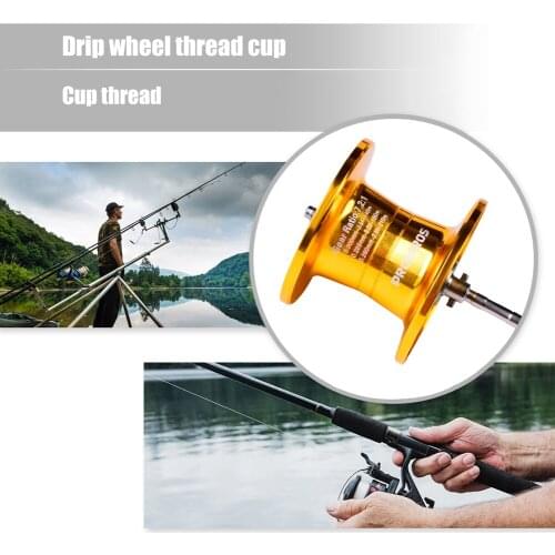 DIY DAIWA Baitcasting Reel Shallow Spool Bearing Fishing Wheel Cup Fishing Reel Spool Aluminum Alloy Wheel Cup Shallow Spool 1pc