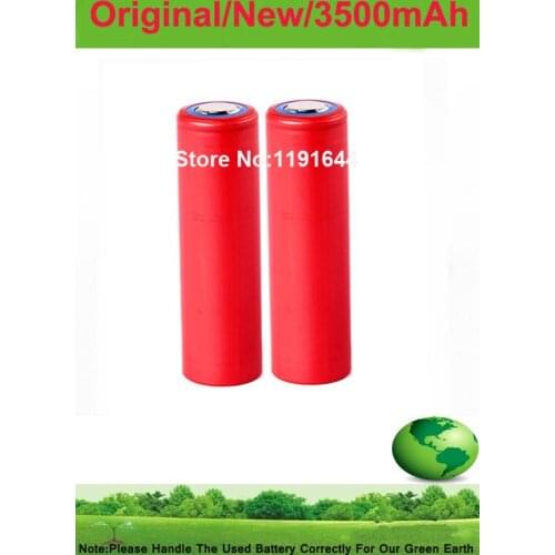 10PCS/LOT Original 3.6V NCR18650GA 3500mAh MAX 10A discharge current battery For Sanyo
