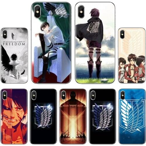 Attack on Titan Slim Soft Silicone TPU Phone Case For Huawei Honor 6 6A 7 7X 7A 7C 8 8C 8X 9 9X 10 10i 20 Lite Play Pro