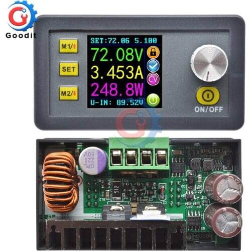 DP50V5A Digital Voltmeter Ammeter Wattmeter Constant Voltage Current Detector Programmable Buck Power Supply Module
