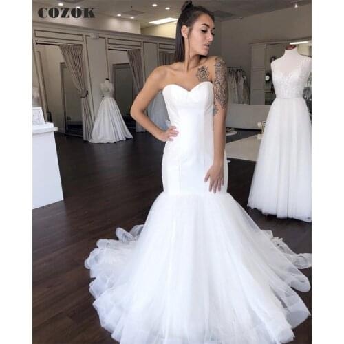 COZOK Long Wedding Dresses