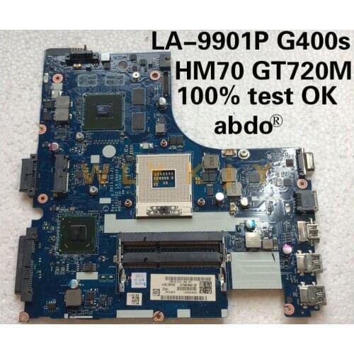 For Lenovo la-9901p G400S notebook PC motherboard SLJNV HM70 gt720m support Pentium CPU 100% test OK