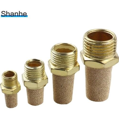 Pneumatic Brass Exhaust Muffler Silencer Fitting BSL-01 BSL-02 BSL-03 BSL-04 Noise Filter Reducer Connector