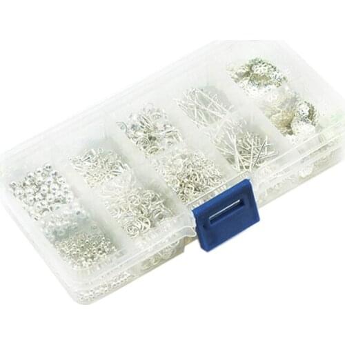 Ear Hook Earring Hook Bead Cap Jump Ring Head Pin Ear Line Lobster Clasp Handmade Diy Jewelry Production Results