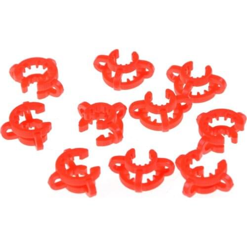 19# 15mmx20mm Laboratory Plastic Clip,Lab Keck Clamp Use For Glass Ground Joint 10PCS Wholesale