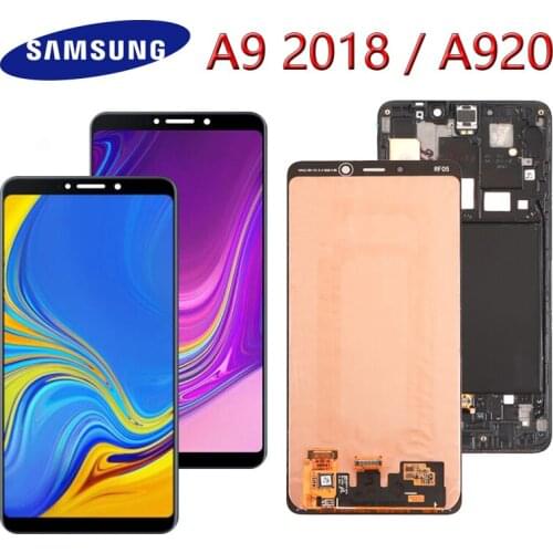 Original Super Amoled LCD Screen For Samsung A9 2018 A920 LCD Display Assembly Touch Screen Digitizer A9 Lcd A9 2018 A920