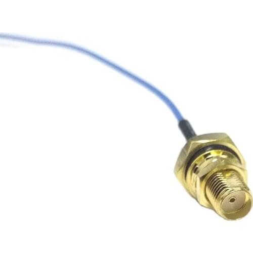 Lots of 4pcs UFL.IPX to SMA Female Jack Bulkhead Pigtail Cable 1.37mm 15cm 6inch for Wifi Router Wholesale price