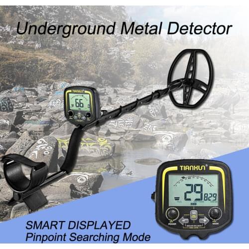 Metal Detector Underground Professional Depth 2.5m Search Finder Gold Detector Treasure Hunter Detecting Pinpointer Waterproof