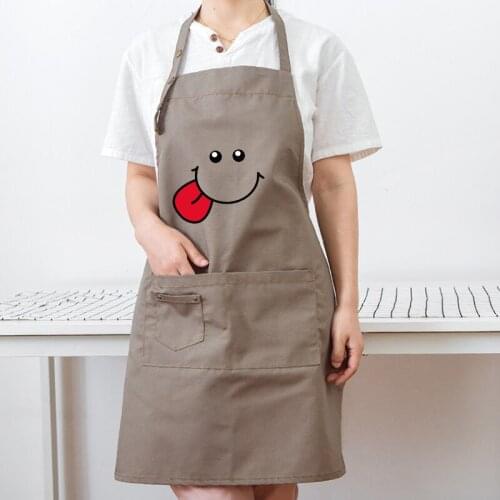 Nordic style simple apron anti-pollution oil-proof kitchen tea coffee shop supermarket men and women overalls aprons